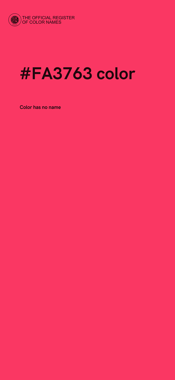 #FA3763 color image