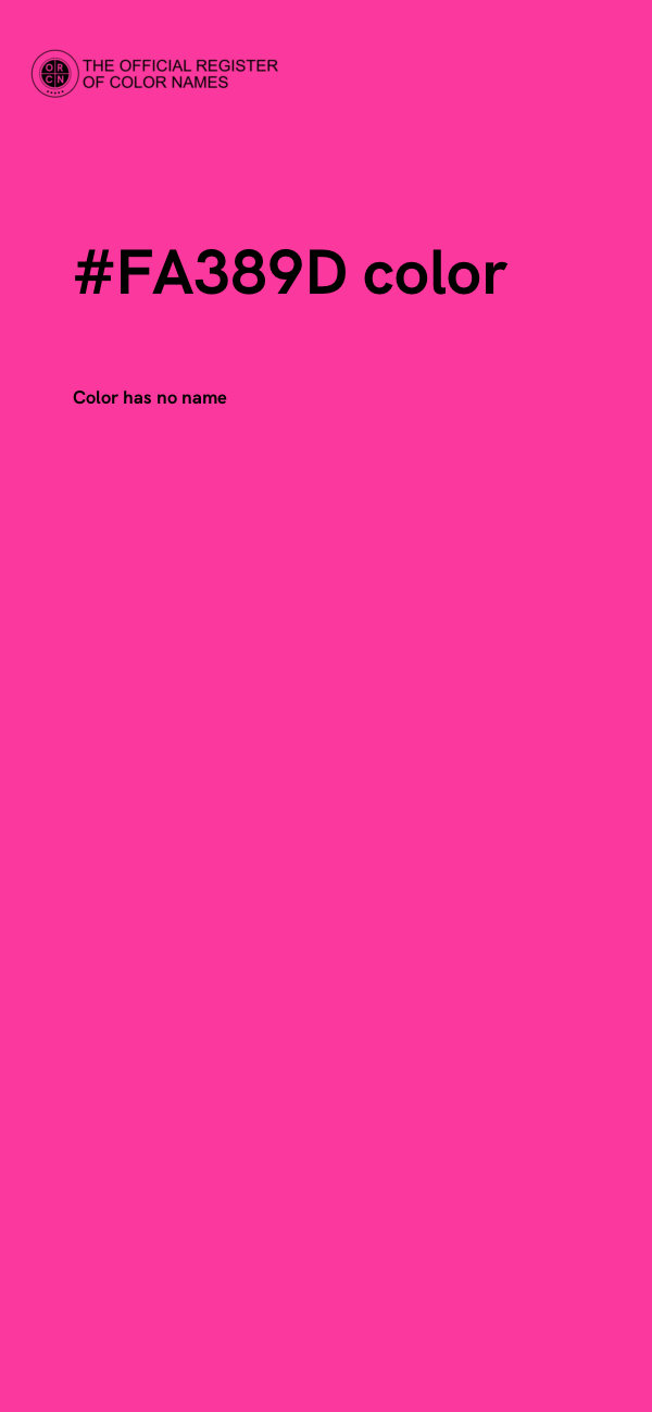 #FA389D color image