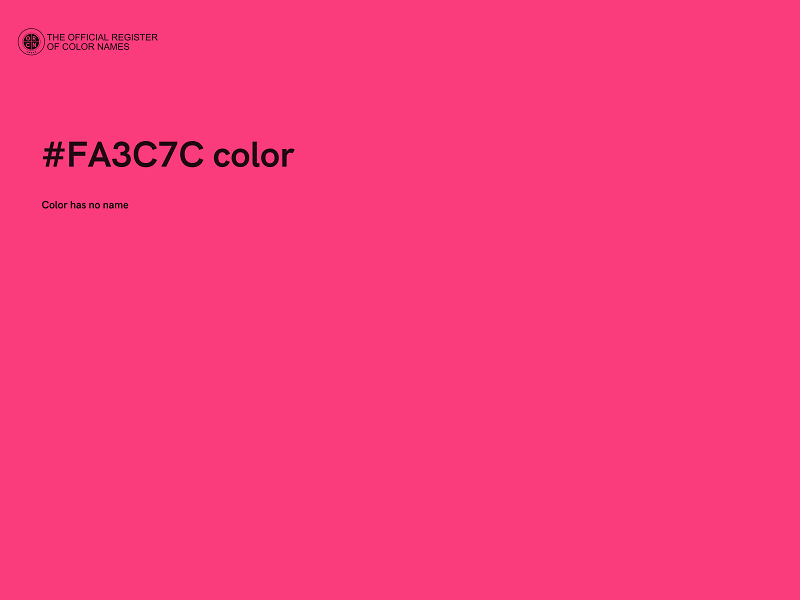 #FA3C7C color image