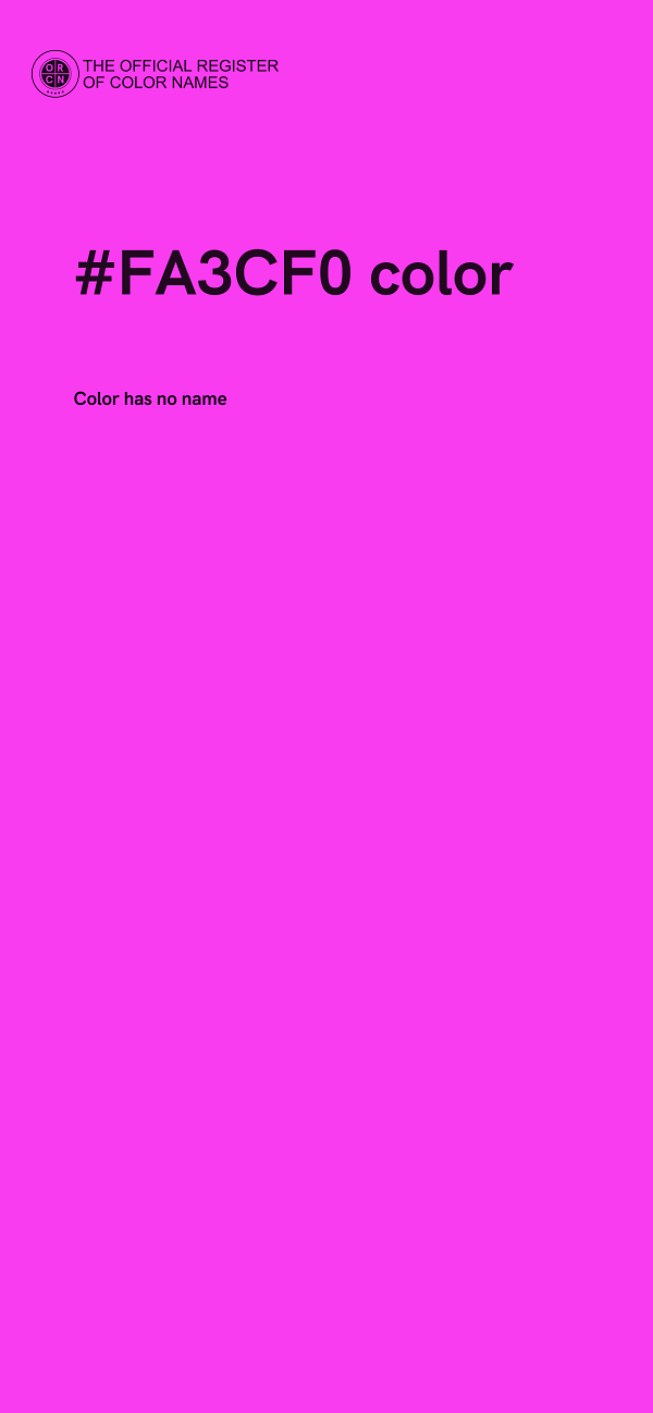 #FA3CF0 color image