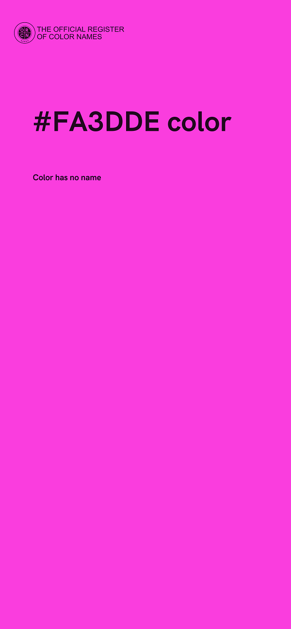 #FA3DDE color image