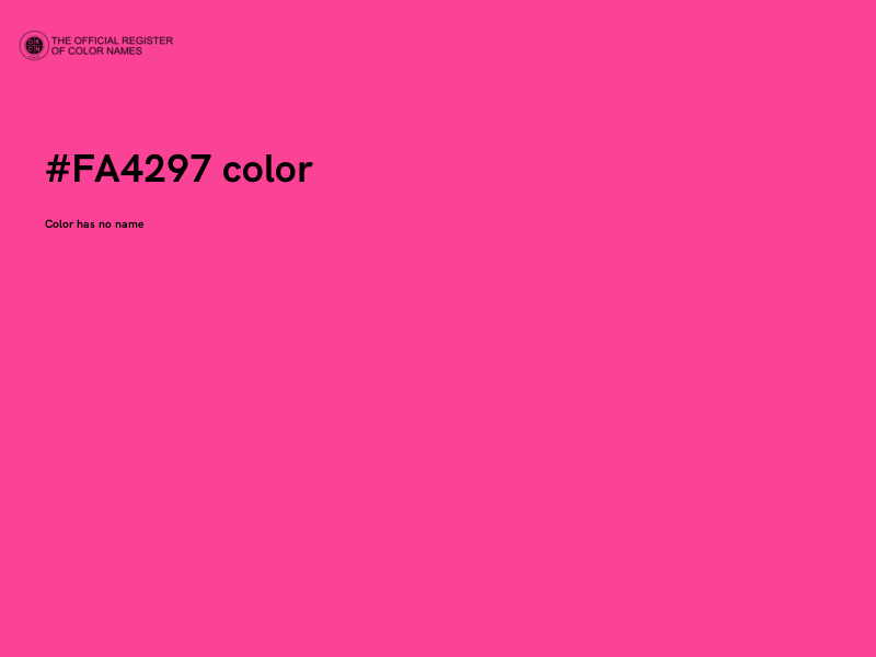 #FA4297 color image