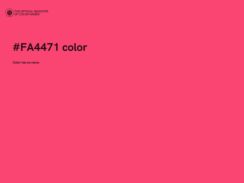 #FA4471 color image