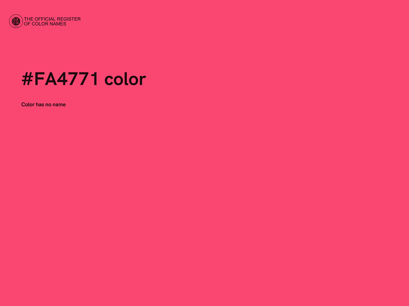 #FA4771 color image