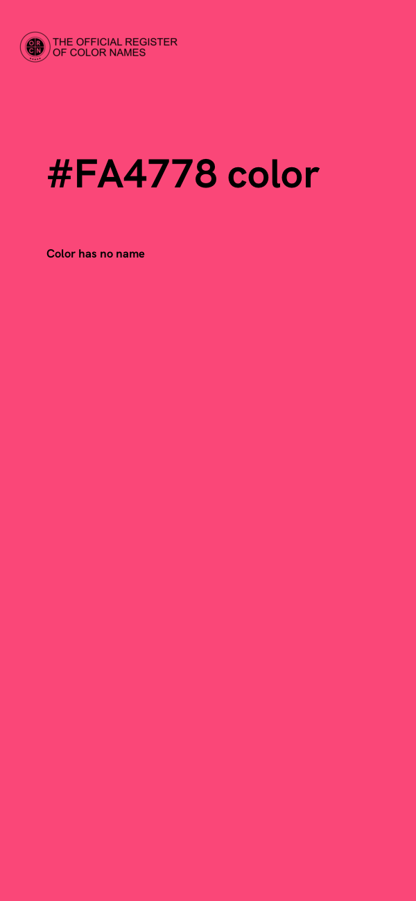 #FA4778 color image