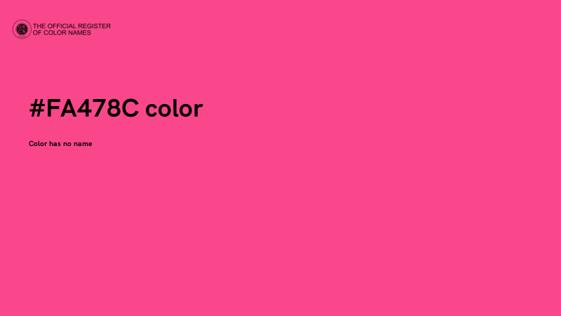 #FA478C color image