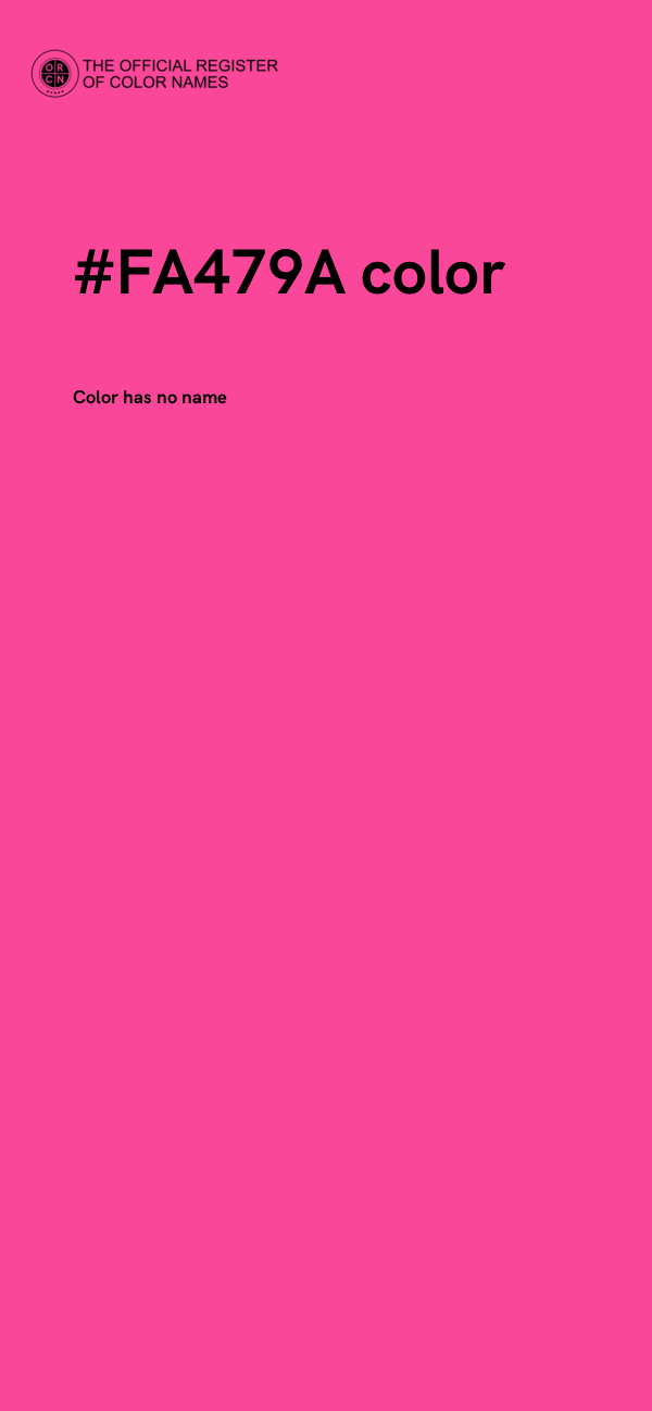 #FA479A color image