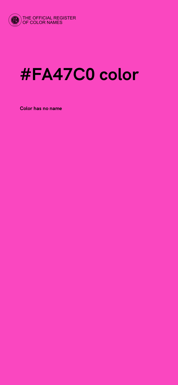 #FA47C0 color image