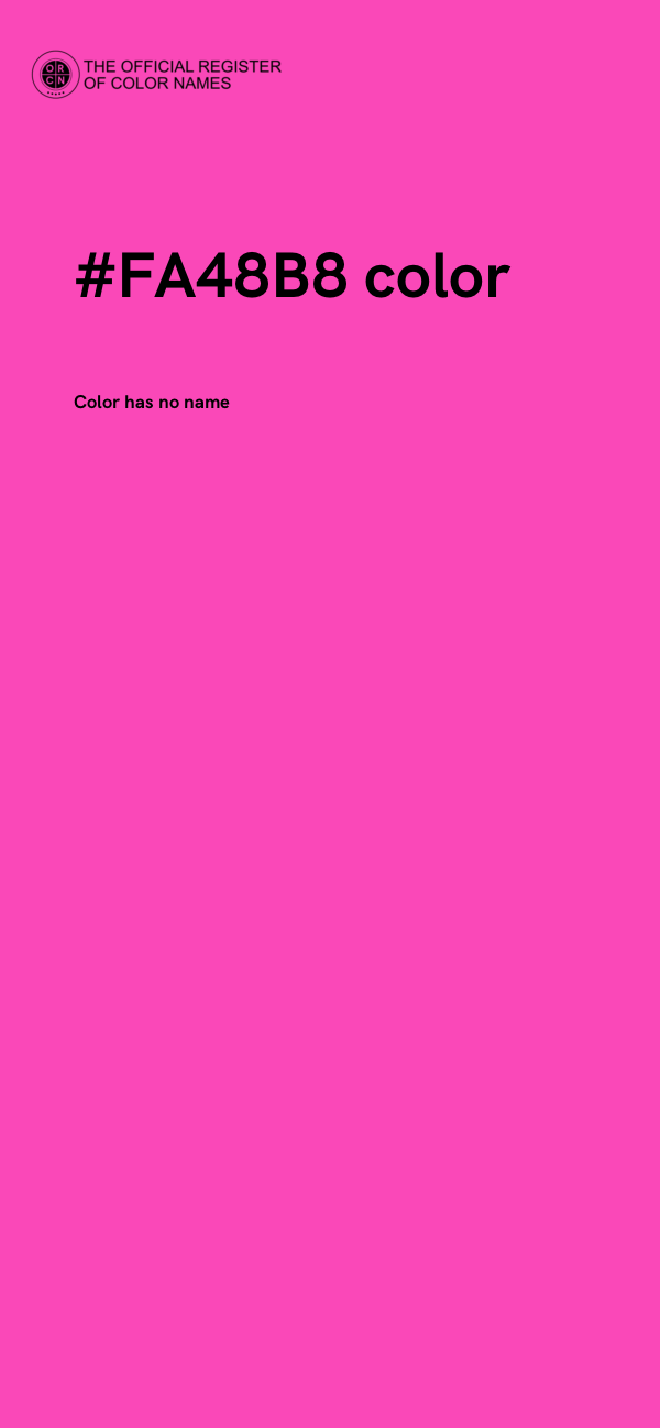#FA48B8 color image