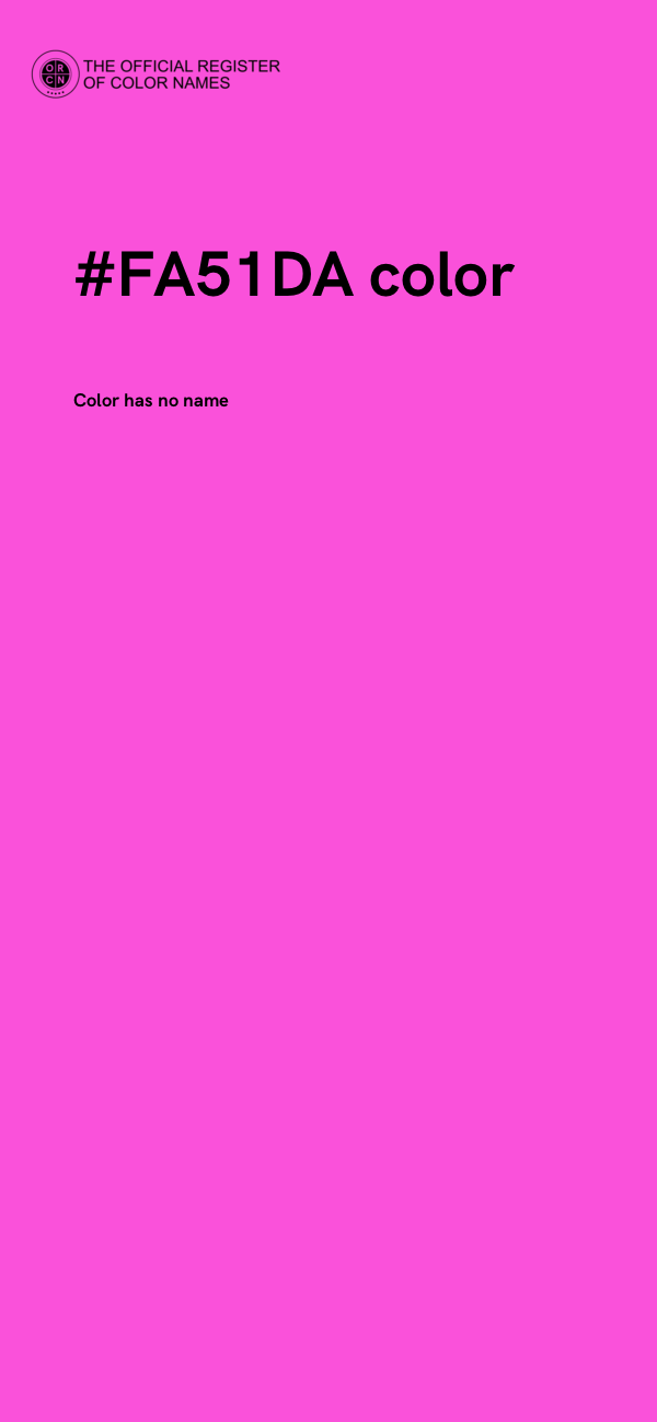 #FA51DA color image