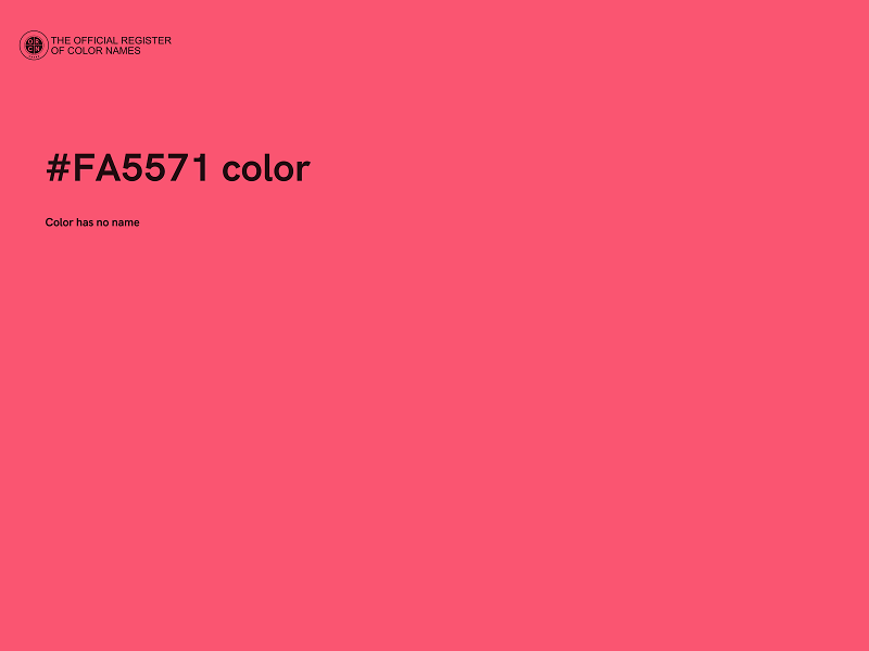 #FA5571 color image