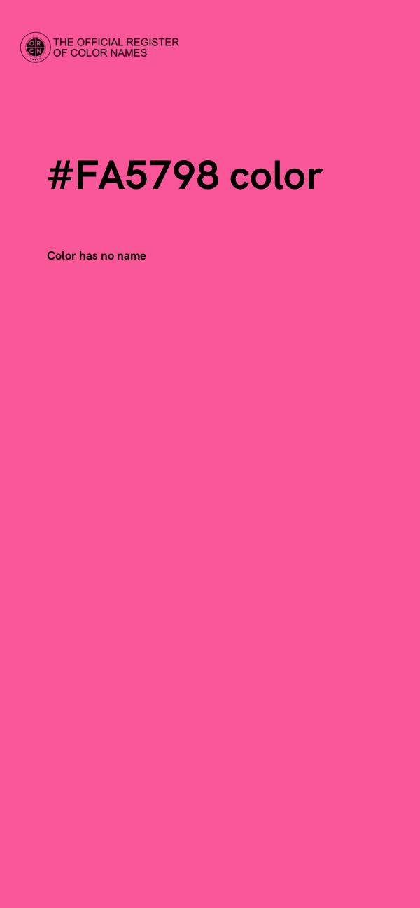 #FA5798 color image
