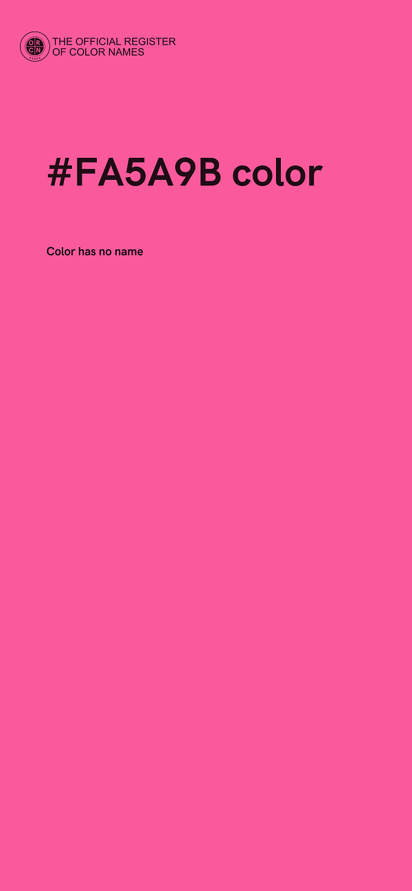 #FA5A9B color image