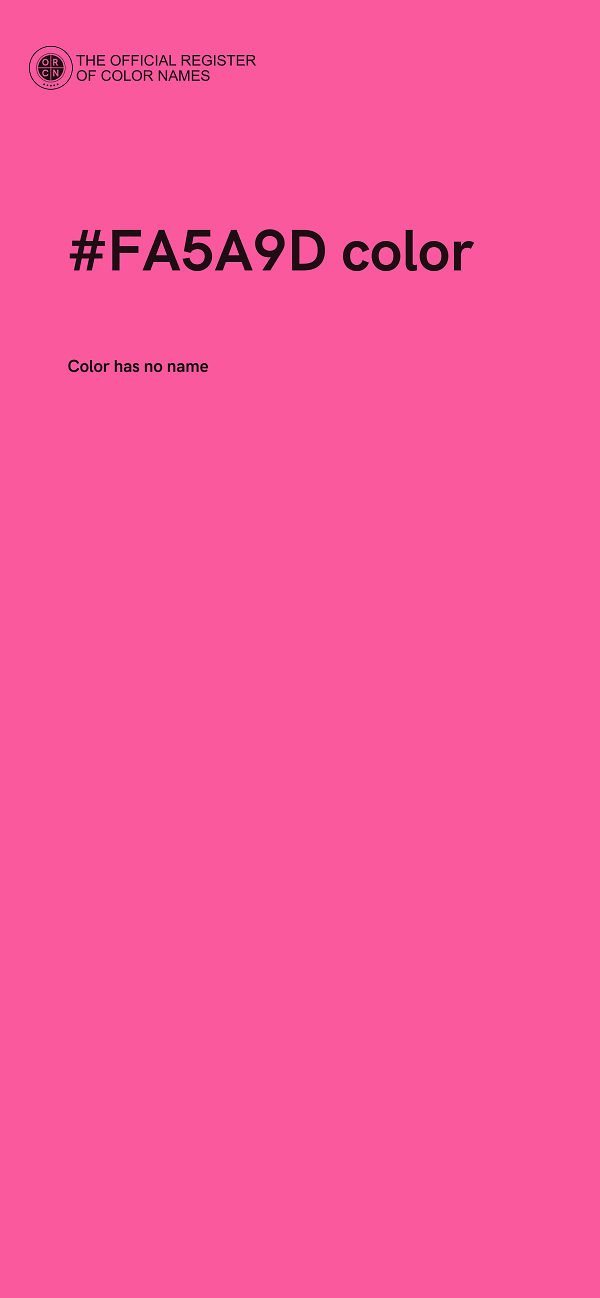 #FA5A9D color image