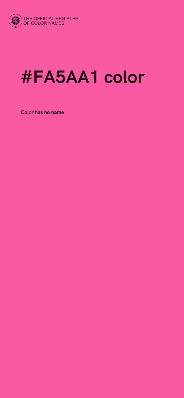 #FA5AA1 color image