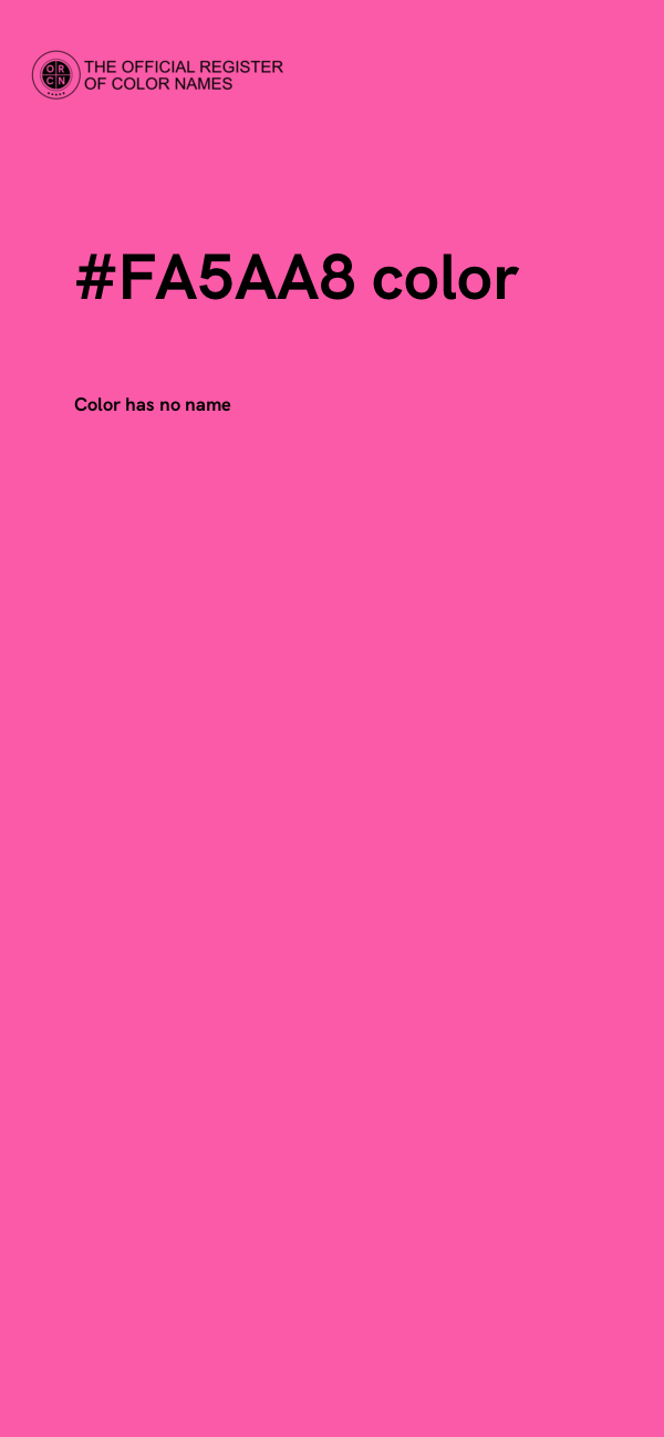 #FA5AA8 color image