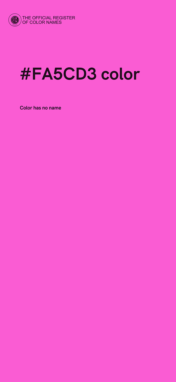 #FA5CD3 color image