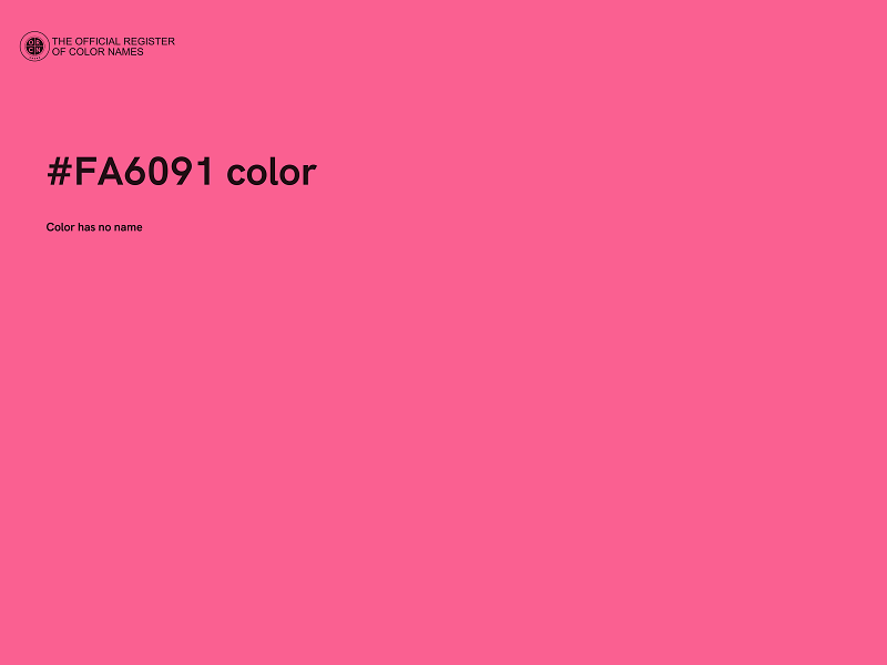 #FA6091 color image