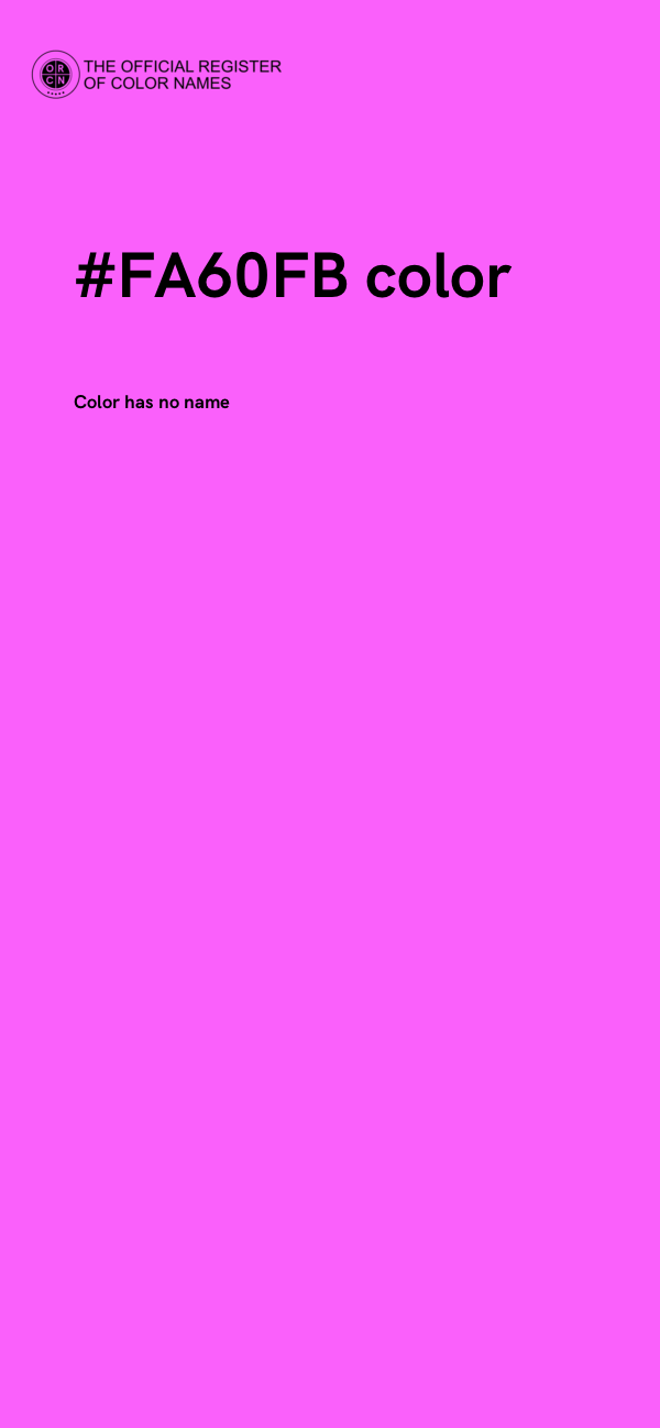 #FA60FB color image