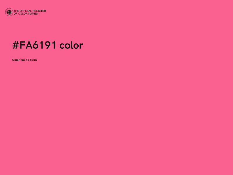 #FA6191 color image