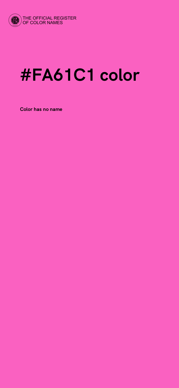 #FA61C1 color image