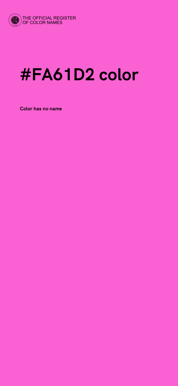 #FA61D2 color image