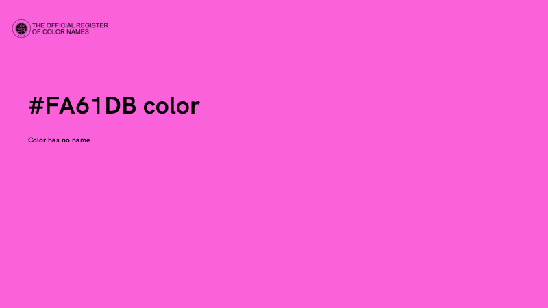 #FA61DB color image