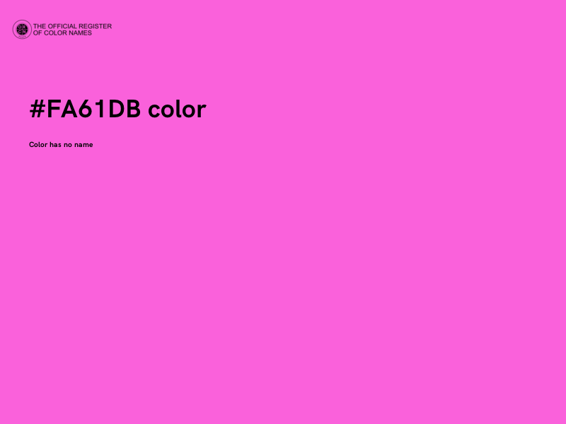 #FA61DB color image