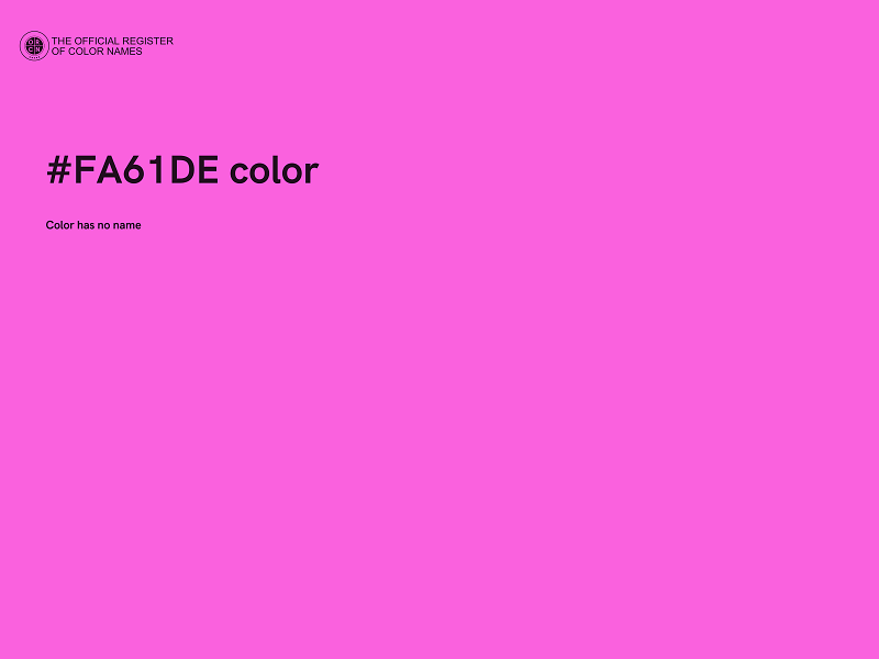 #FA61DE color image