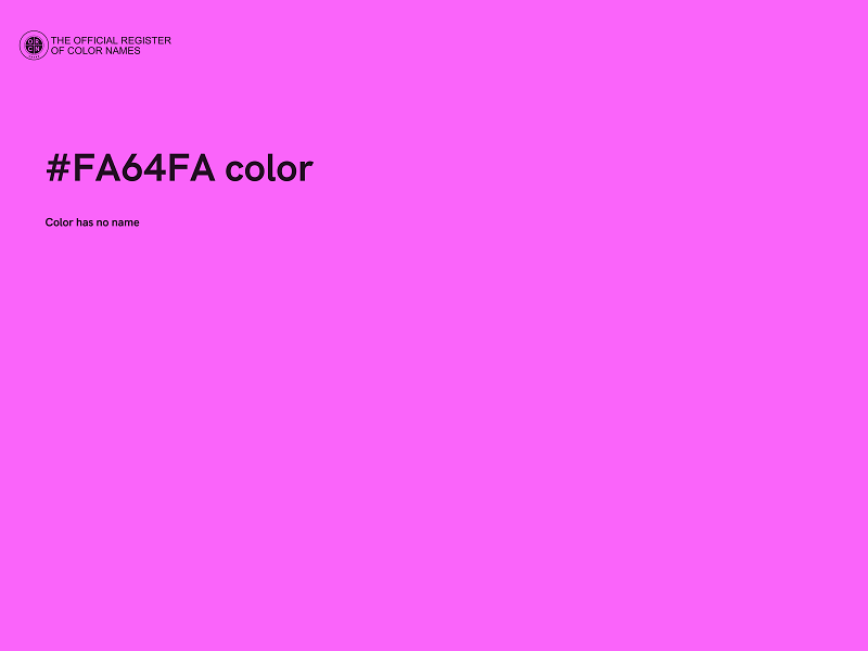 #FA64FA color image