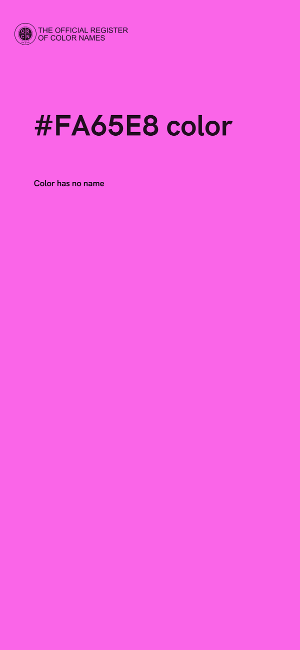 #FA65E8 color image