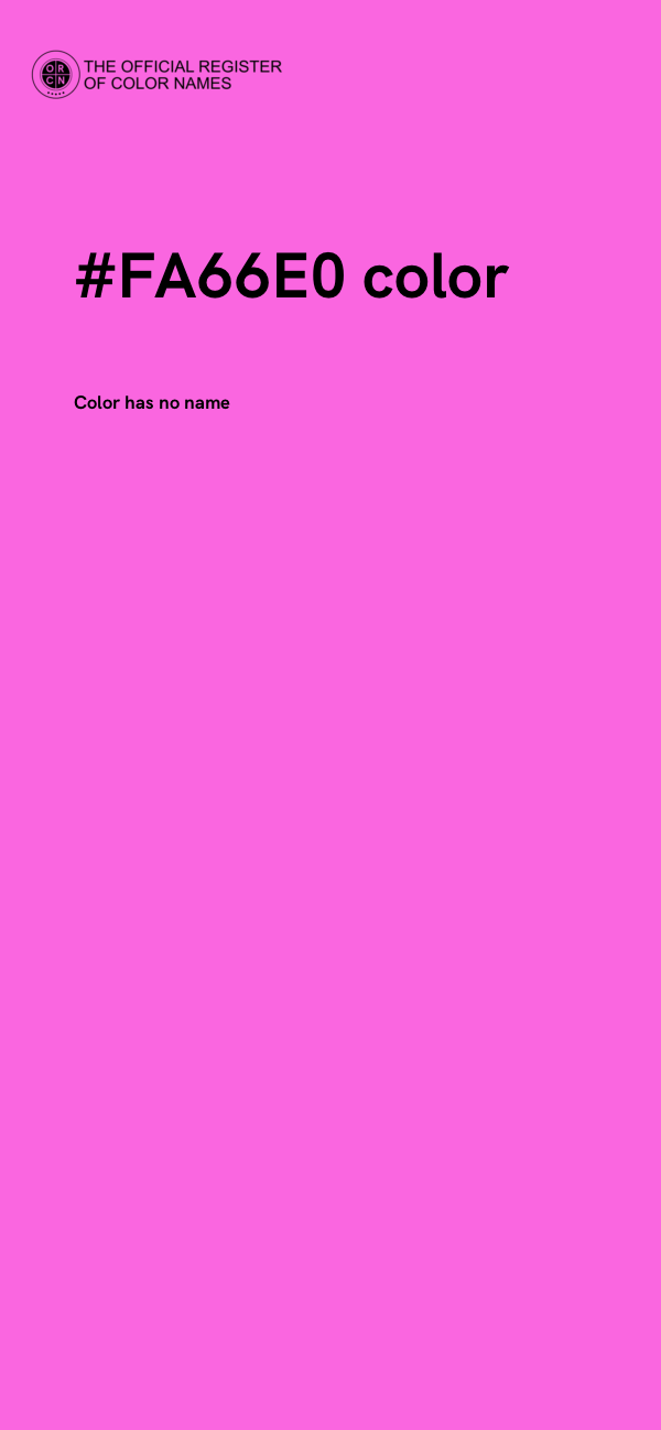 #FA66E0 color image