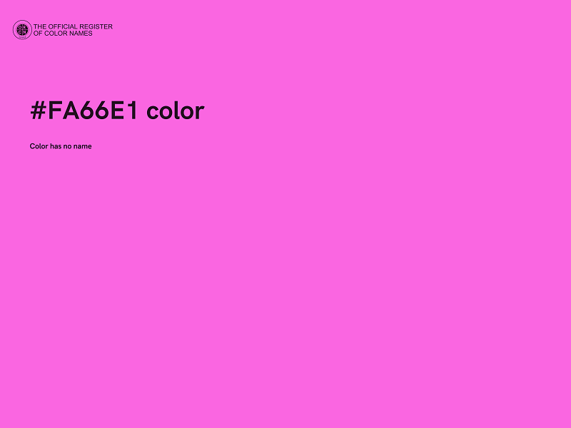 #FA66E1 color image