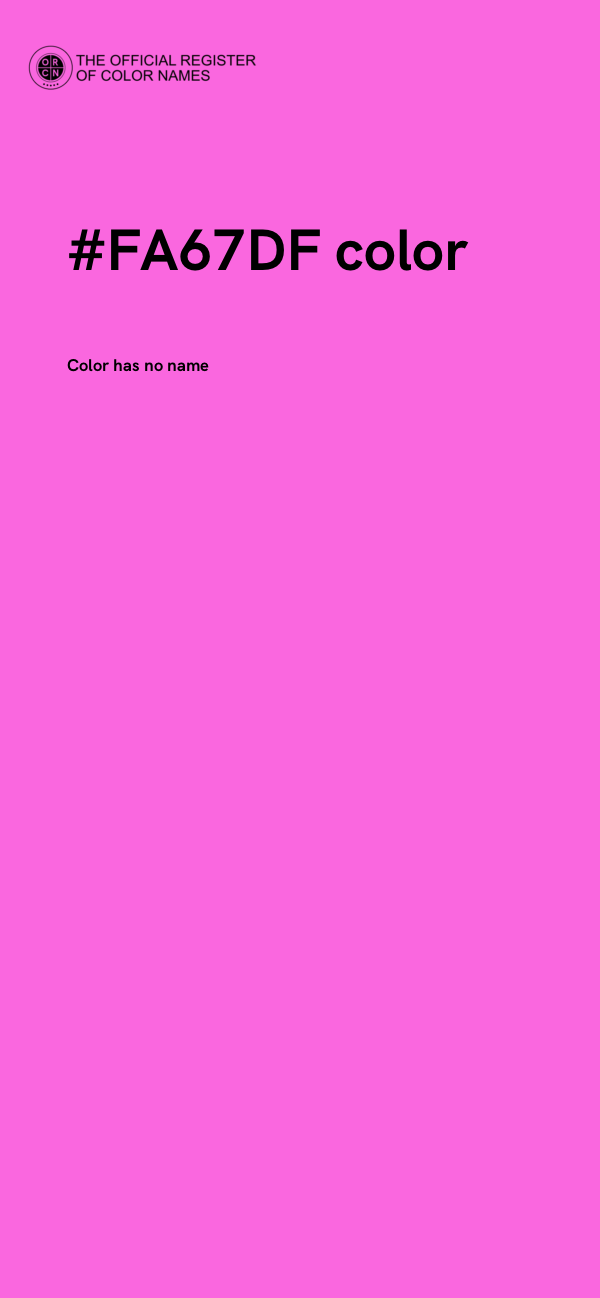 #FA67DF color image