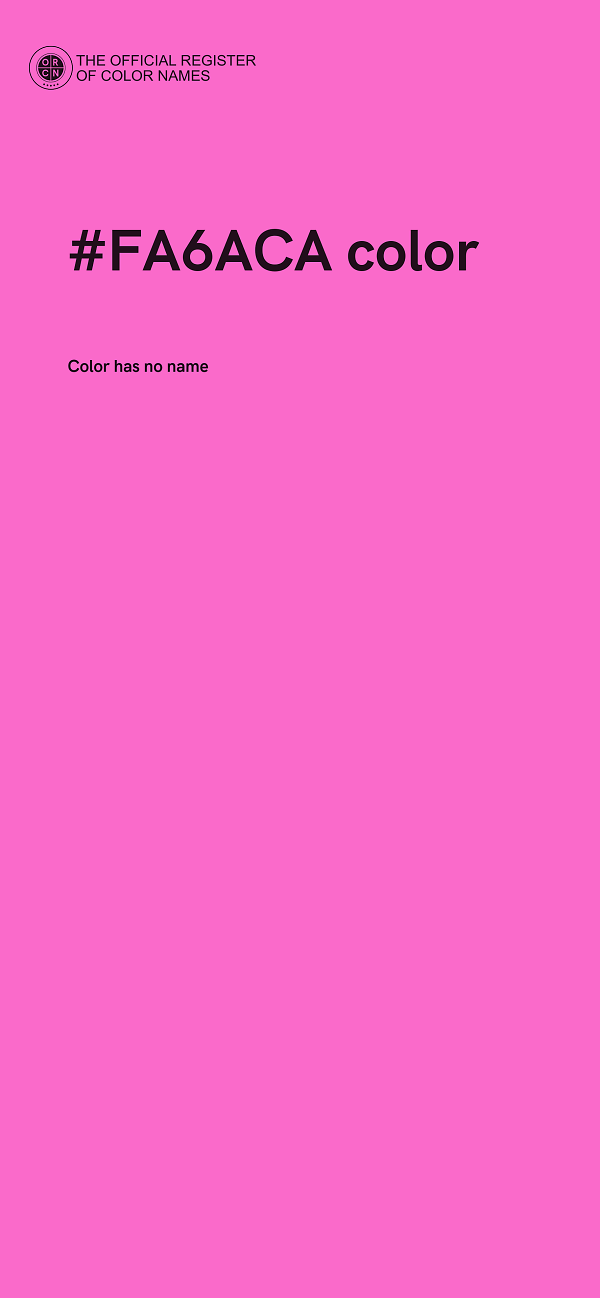 #FA6ACA color image