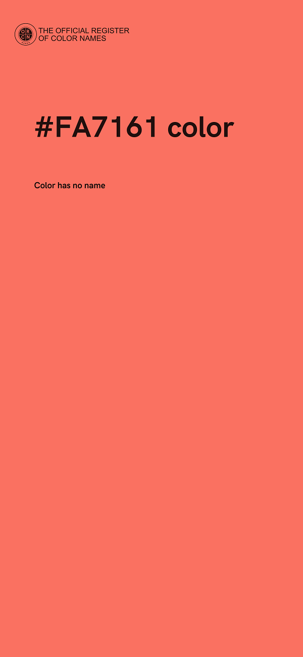 #FA7161 color image