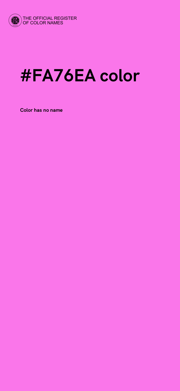 #FA76EA color image