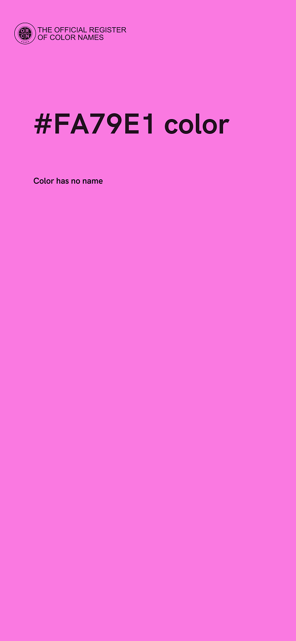 #FA79E1 color image