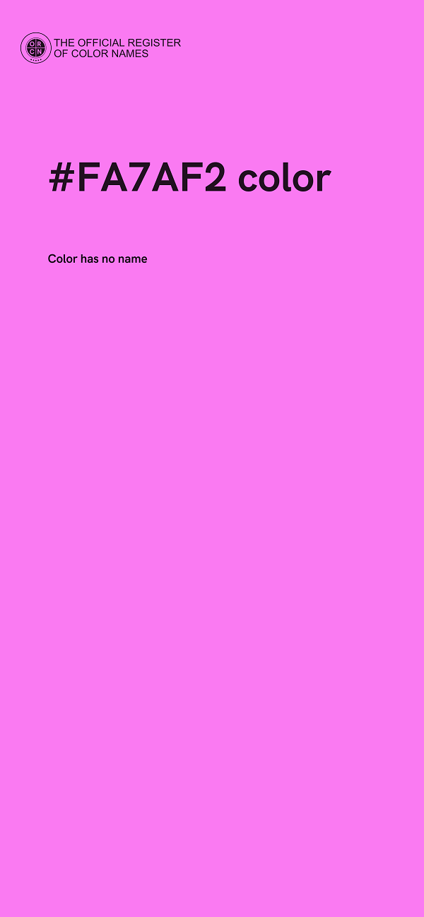#FA7AF2 color image