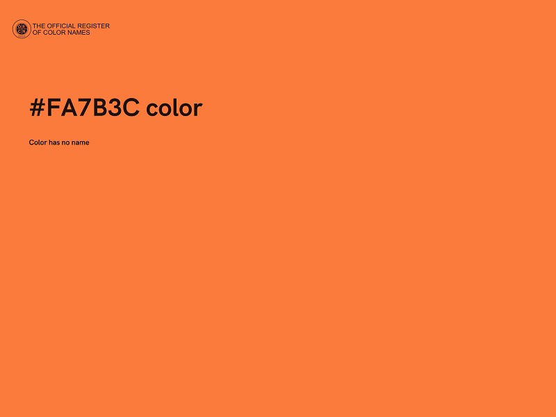 #FA7B3C color image