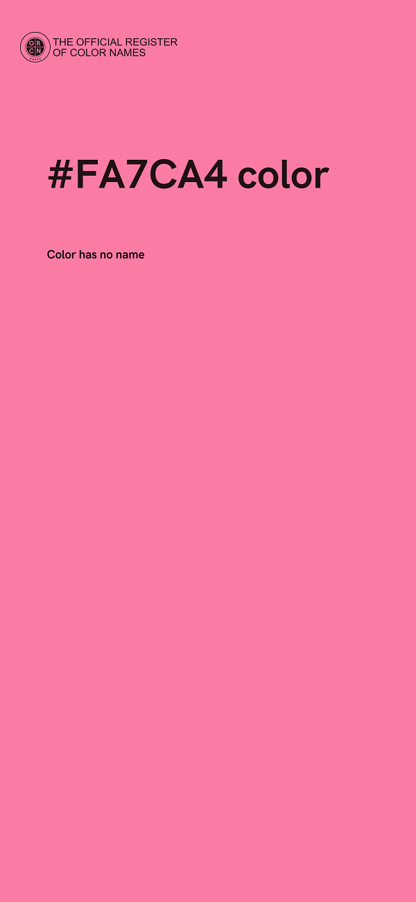 #FA7CA4 color image