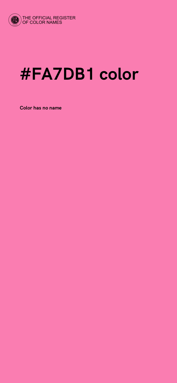 #FA7DB1 color image