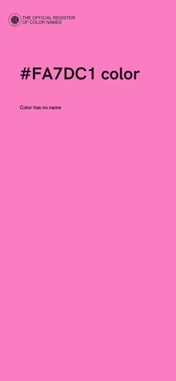 #FA7DC1 color image