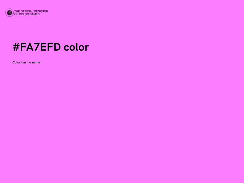 #FA7EFD color image