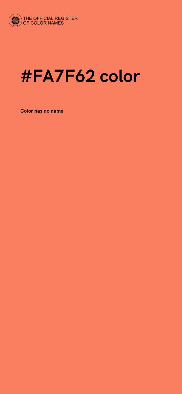 #FA7F62 color image