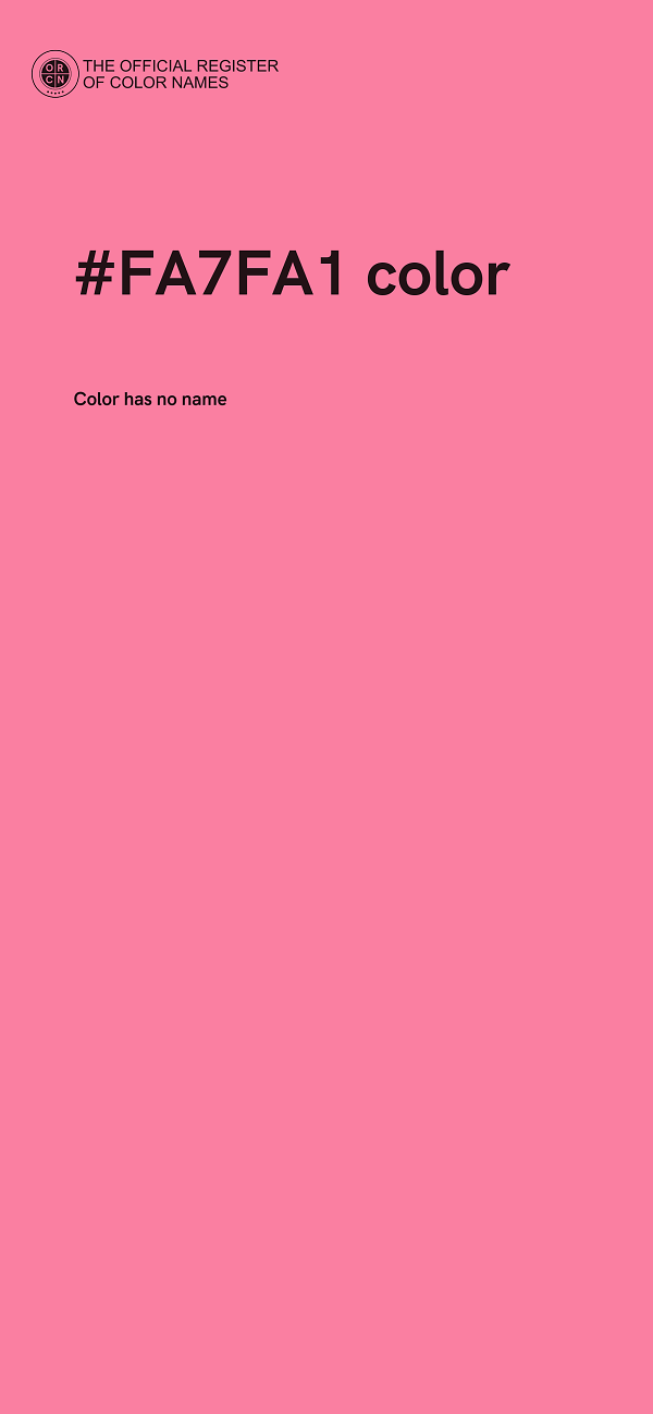 #FA7FA1 color image