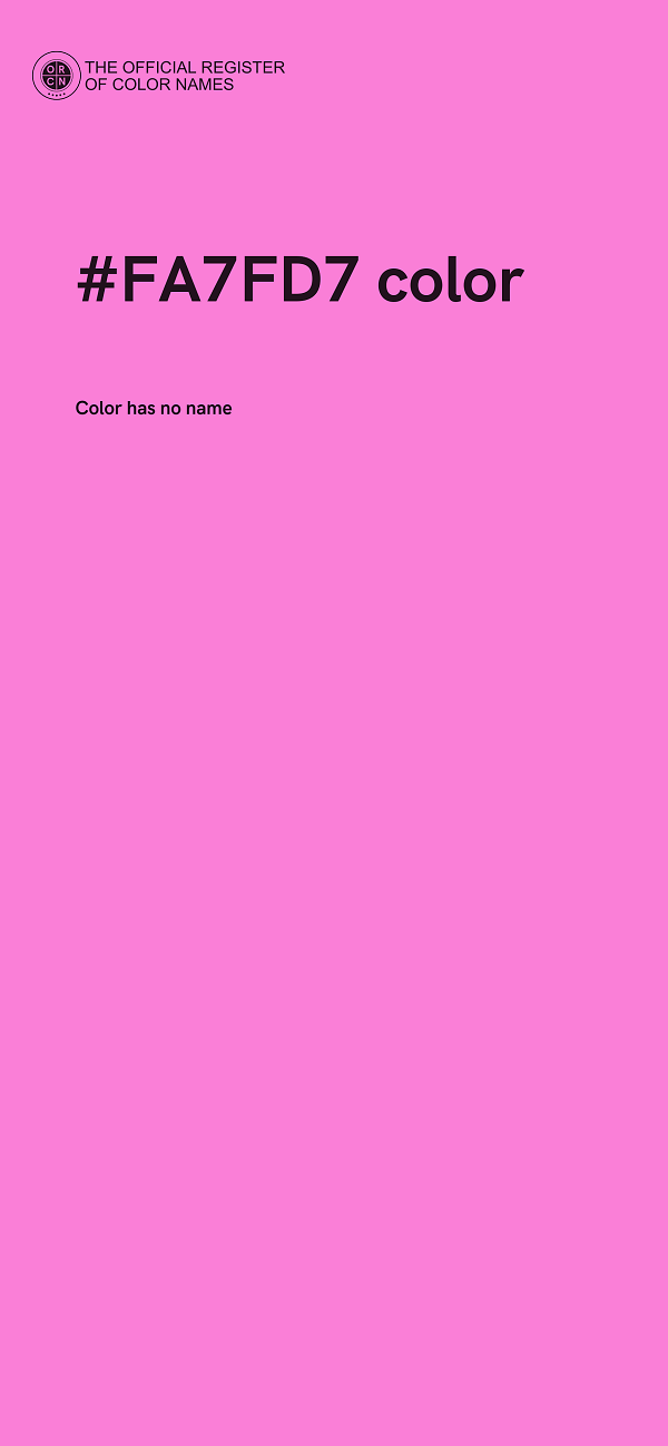 #FA7FD7 color image