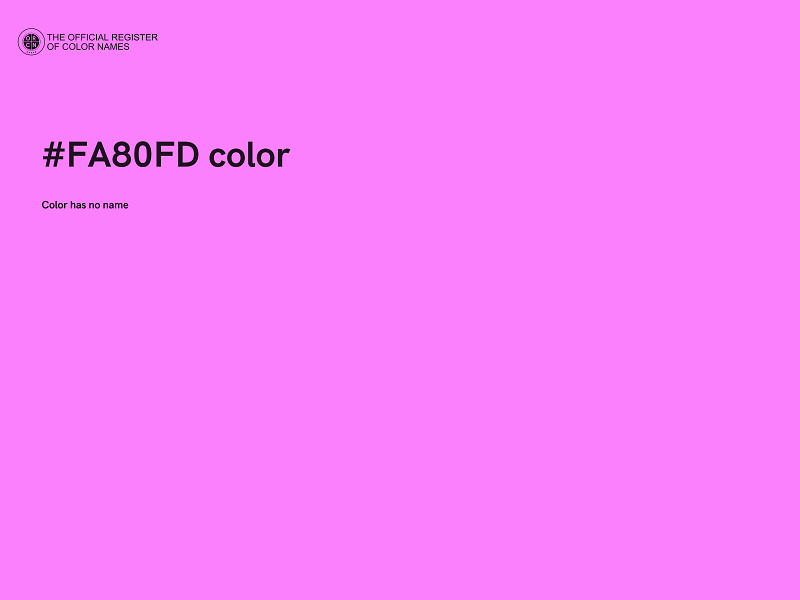 #FA80FD color image