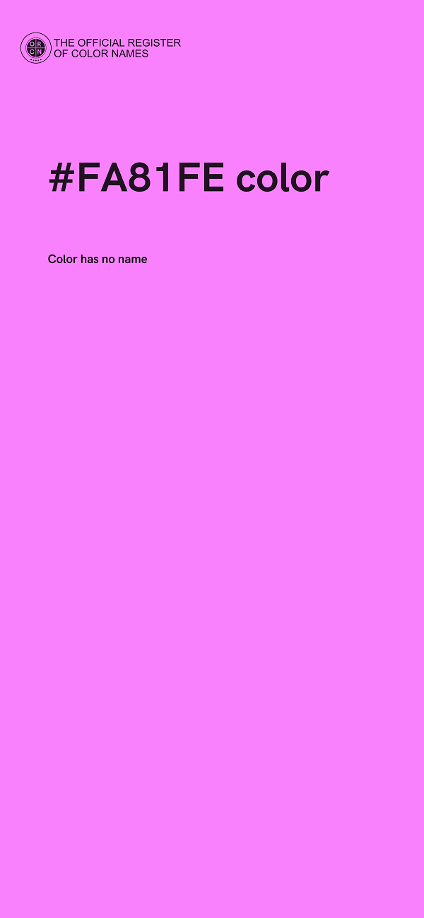 #FA81FE color image