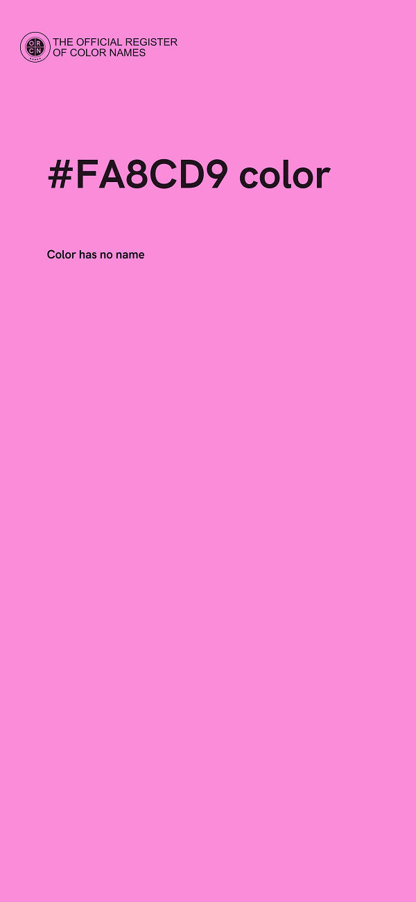 #FA8CD9 color image
